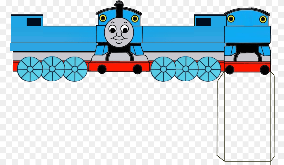 For Our Son39s 4th Birthday We Made Little Paper Boxes Thomas The Tank Engine Paper Model, Railway, Train, Transportation, Vehicle Png