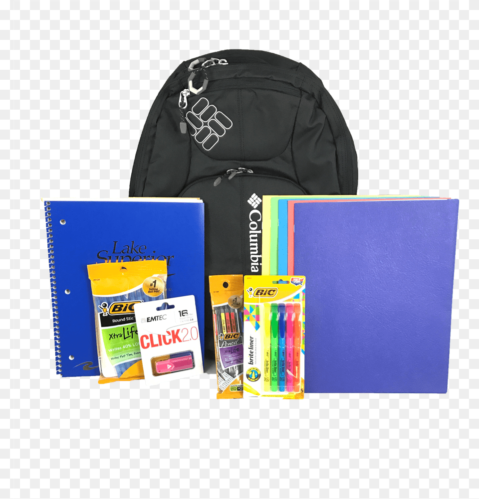 For Premium School Supply Kit School, Bag, Backpack Free Png Download