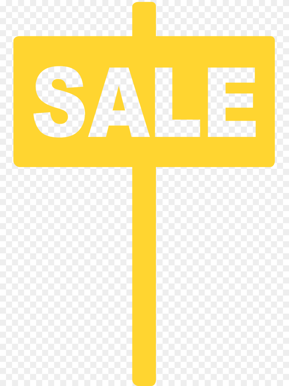 For Sale Sign Silhouette, Symbol, Road Sign, Cross Png Image