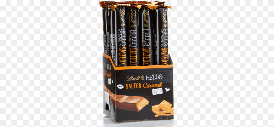 For Salted Caramel Hello Stick 24 Pc Case From Lindt Hello Stick Salted Caramel, Food, Sweets Png Image