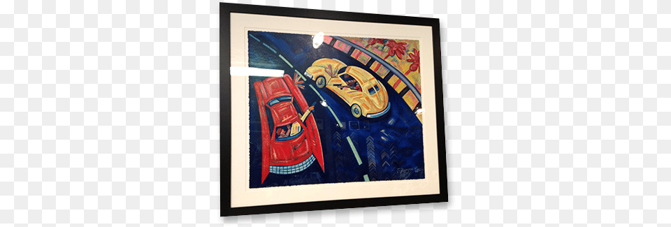 For The Artist Frank Romero Art, Painting, Modern Art, Car, Transportation Free Png