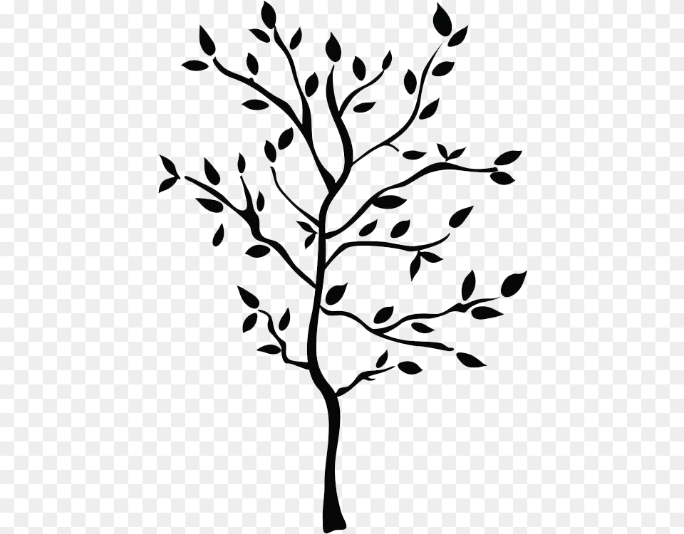 For The Bus Driver Amp Provides Travel Records Plus Mileage Tree With Just Branches, Art, Silhouette, Drawing, Stencil Free Png Download