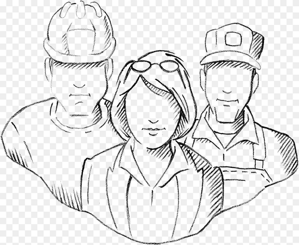 For The Community Line Art, Drawing, Person, Face, Head Png Image