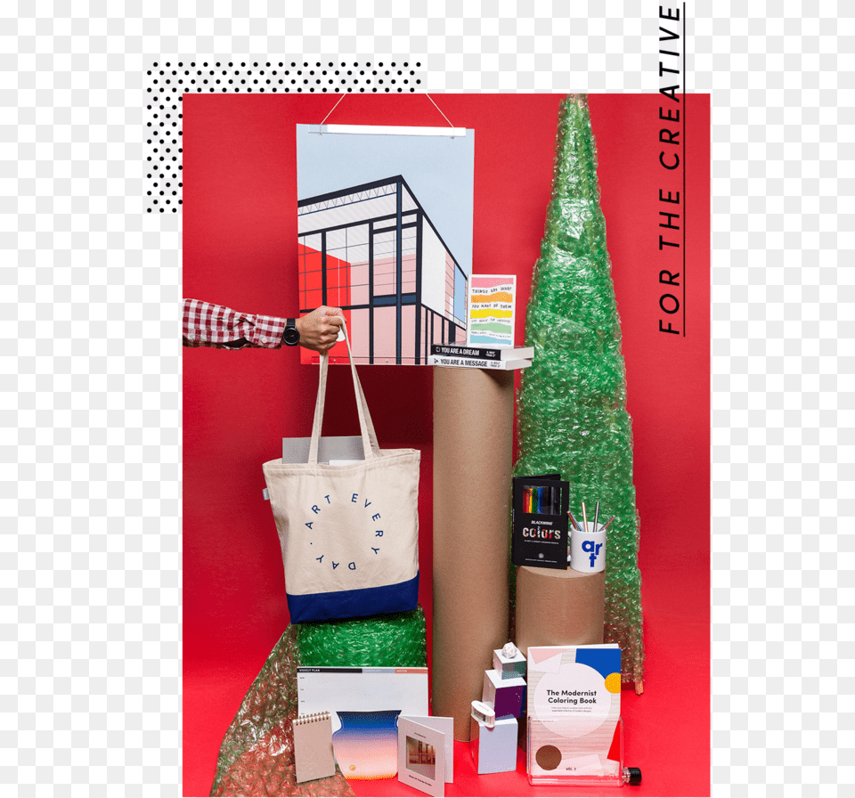 For The Creative Gift Guide Christmas Tree, Accessories, Bag, Handbag, Tote Bag Png