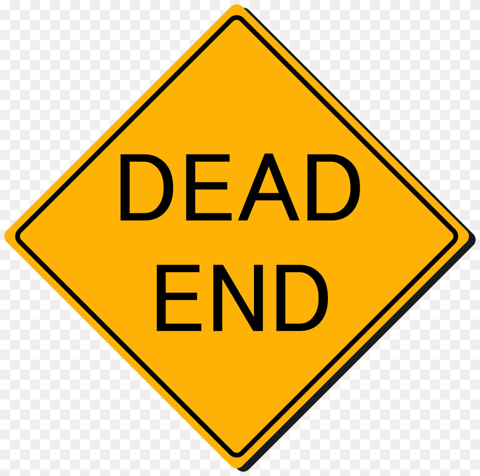 For The End Of Road Clip Art, Road Sign, Sign, Symbol Free Png Download
