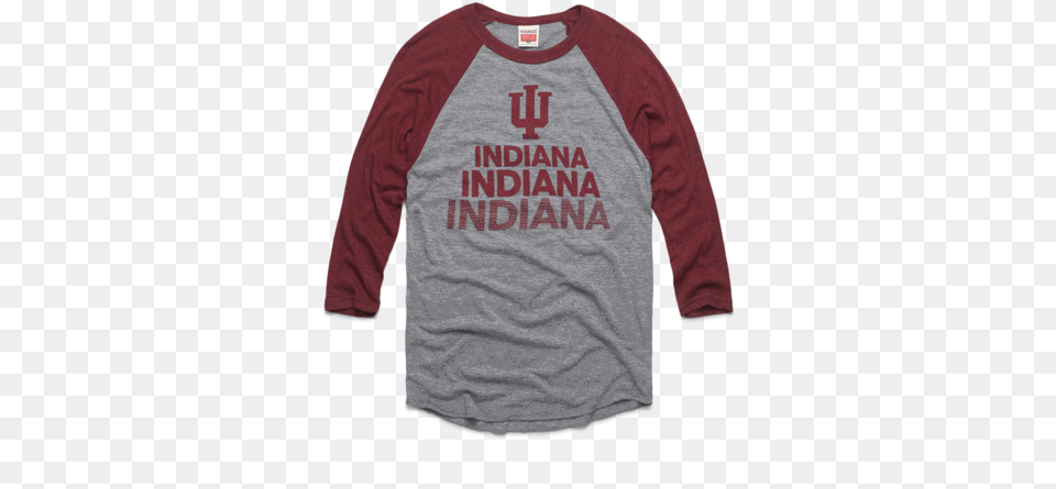For The Glory Of Old Iu Raglan Indiana University Hoosiers Raglan Sleeve, Clothing, Long Sleeve, Shirt, T-shirt Free Png Download