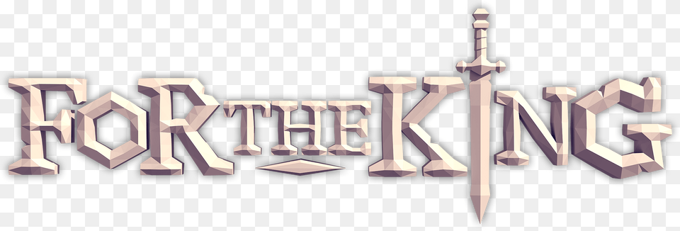 For The King Logo King Logo, Weapon, Text Free Png Download