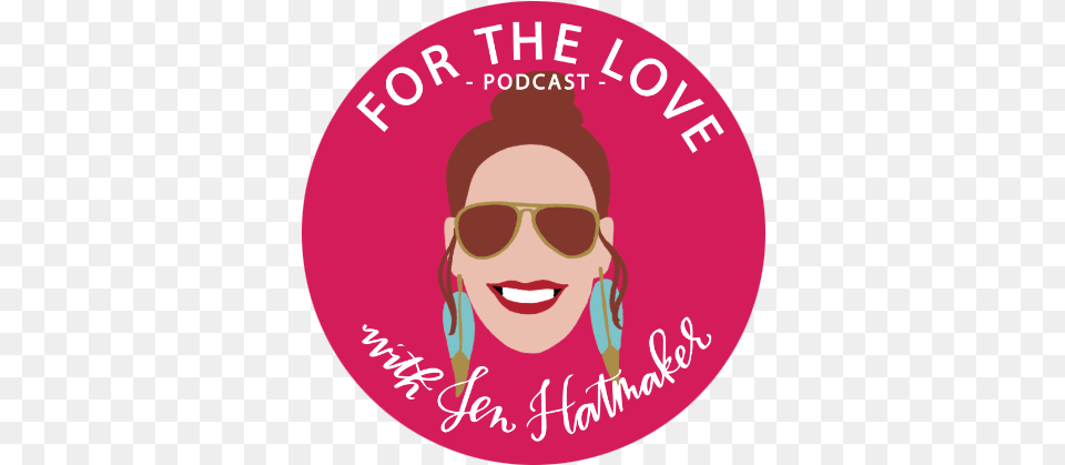 For The Love Podcast Poster, Accessories, Symbol, Badge, Sunglasses Png Image