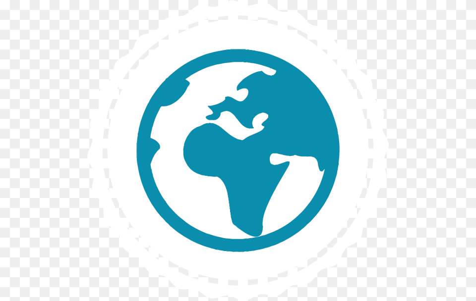 For The Planet Black And White Earth Icon Transparent, Astronomy, Outer Space, Globe, Logo Png Image