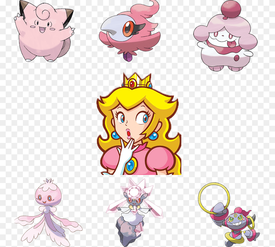 For The Sweet Princess Peach By Trashbagsupreme Himiko Toga Pokemon Team, Book, Comics, Publication, Baby Free Transparent Png