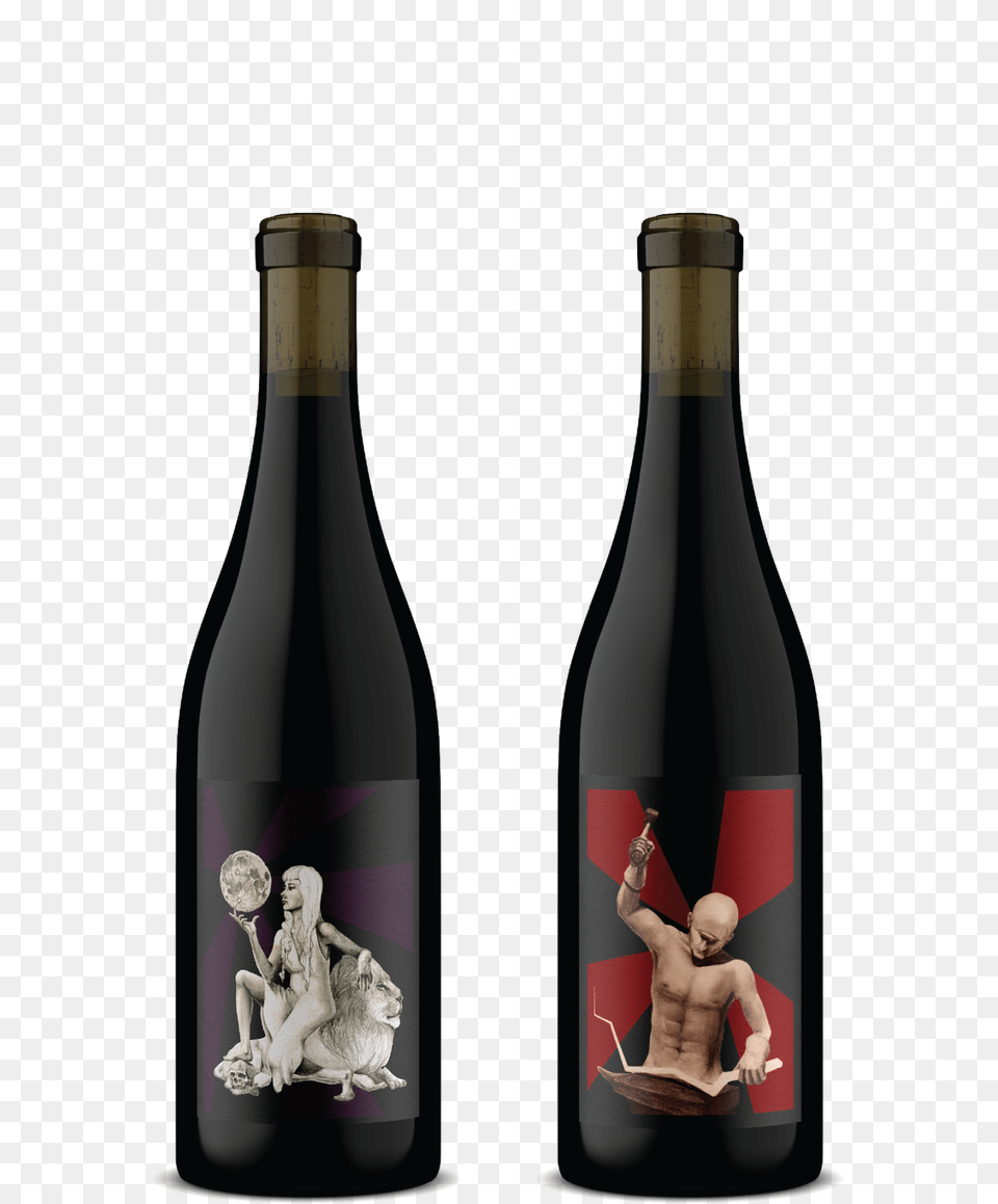 For The Uninitiated These Are Kiona Made Wines With Glass Bottle, Adult, Wine, Person, Man Free Png