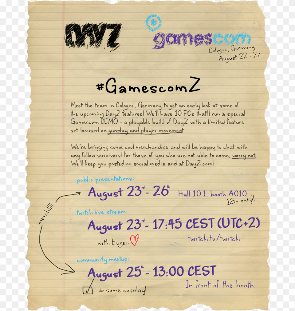 For Those Of You That Cannot Make It To This Year39s Dayz, Text, Handwriting, Page, White Board Free Transparent Png