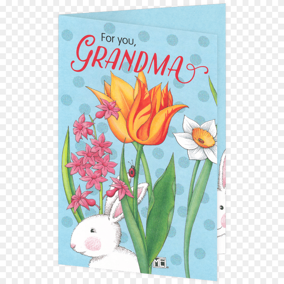 For You Grandma Easter Greeting Card Tulip, Envelope, Mail, Greeting Card, Publication Png