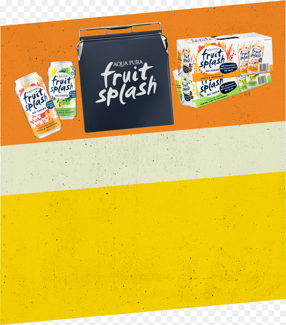 For Your Chance To Win 1 Of 100 Fruit Splash Coolers Illustration, Advertisement, Can, Tin, Blackboard Free Png
