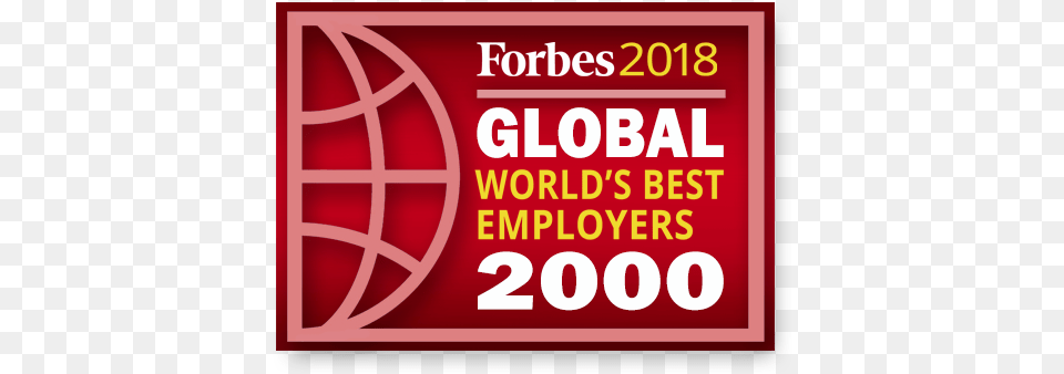 Forbes 2018 World S Best Employers Official Badge Forbes Top Regarded Companies, Advertisement, Poster, Scoreboard, Text Png