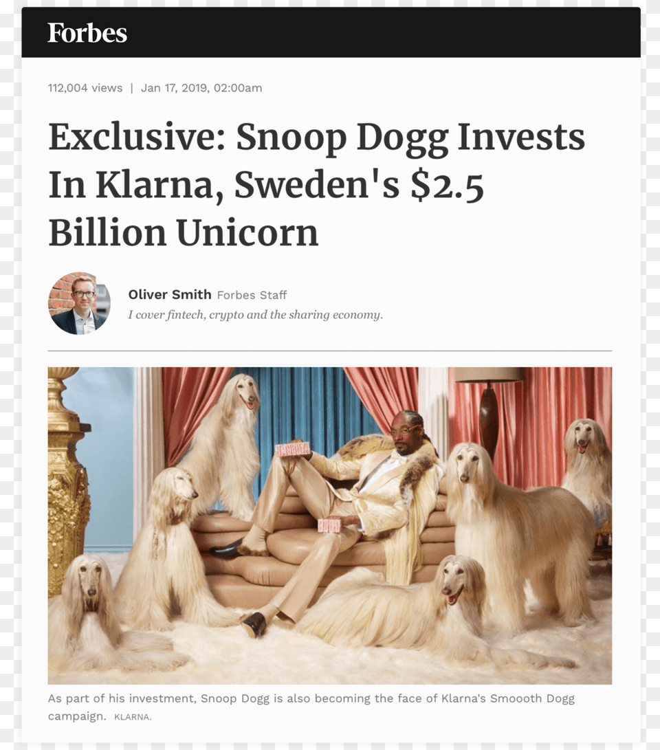 Forbes Snoop Dogg Klarna, Pet, Animal, Canine, Dog Free Png