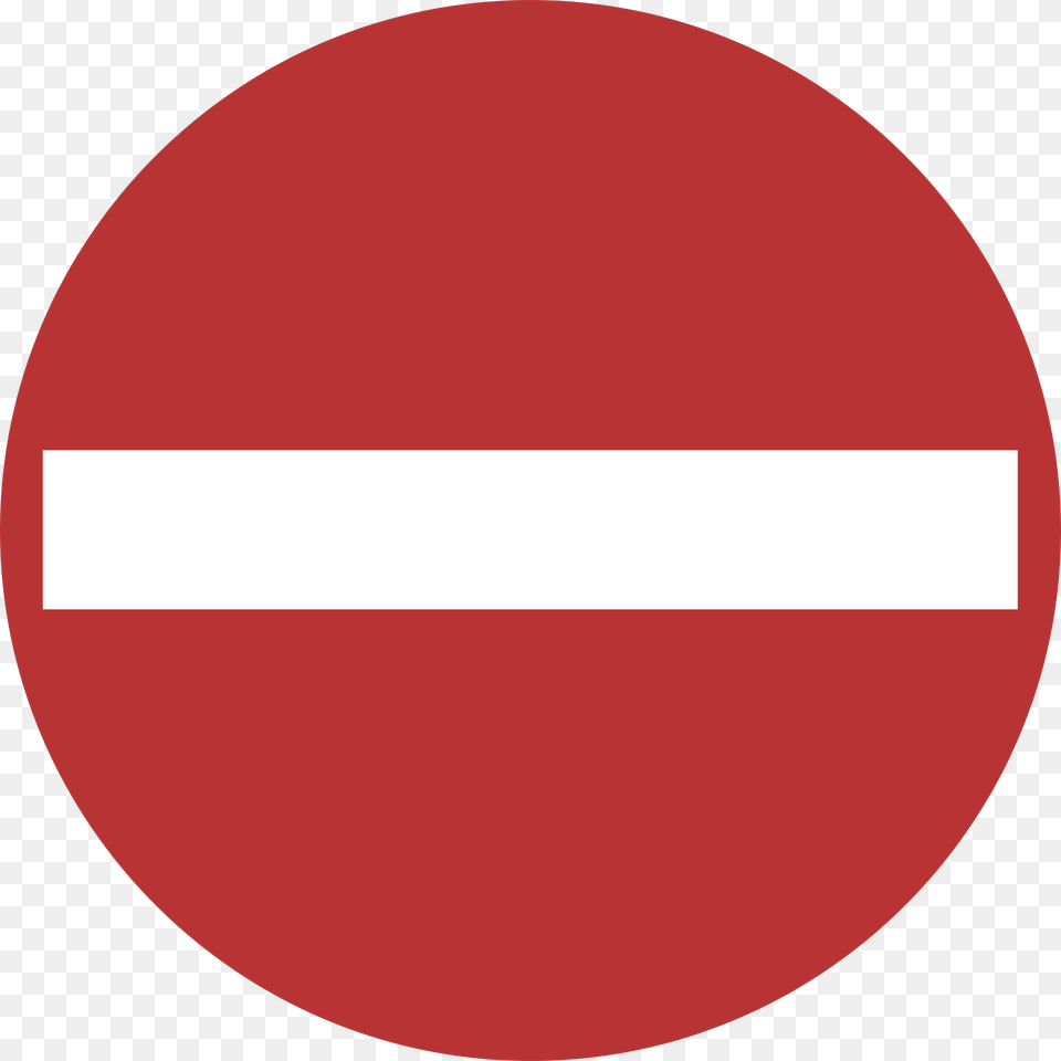 Forbidden Entry Sign, Symbol, Road Sign Free Png Download