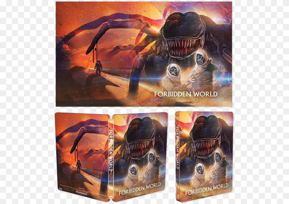 Forbidden World Steelbook, Book, Publication, Person, Adult Free Transparent Png