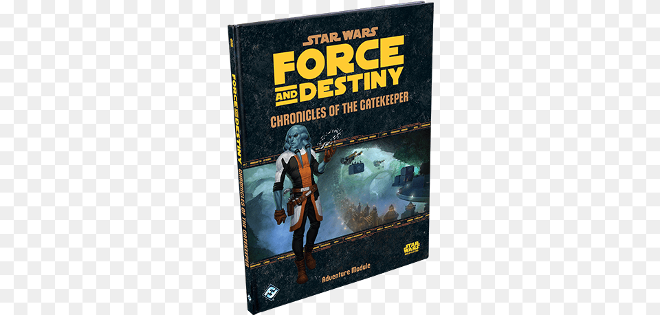 Force And Destiny Chronicles Of The Gatekeeper, Book, Publication, Adult, Male Free Png