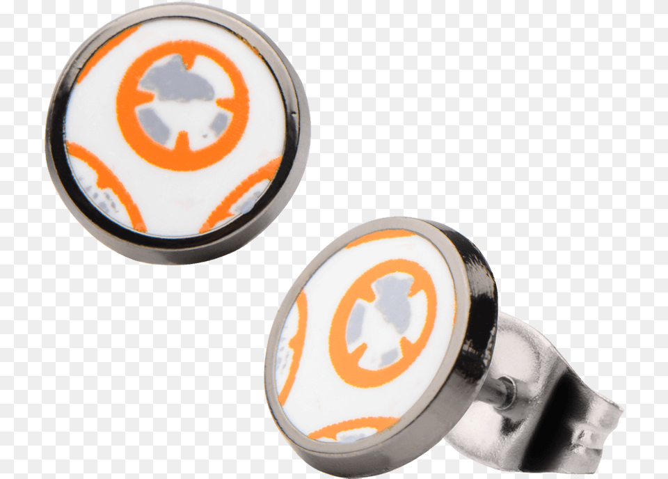 Force Awakens Bb 8 Stud Earrings Star Wars 7 Bb8 Droid Stainless Steel Stud Earrings, Accessories, Tape, Jewelry Png Image