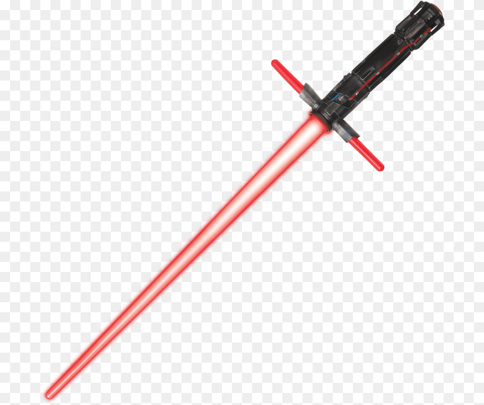 Force Awakens Kylo Ren Crossguard Lightsaber Kylo Ren Lightsaber, Sword, Weapon, Blade, Dagger Free Png