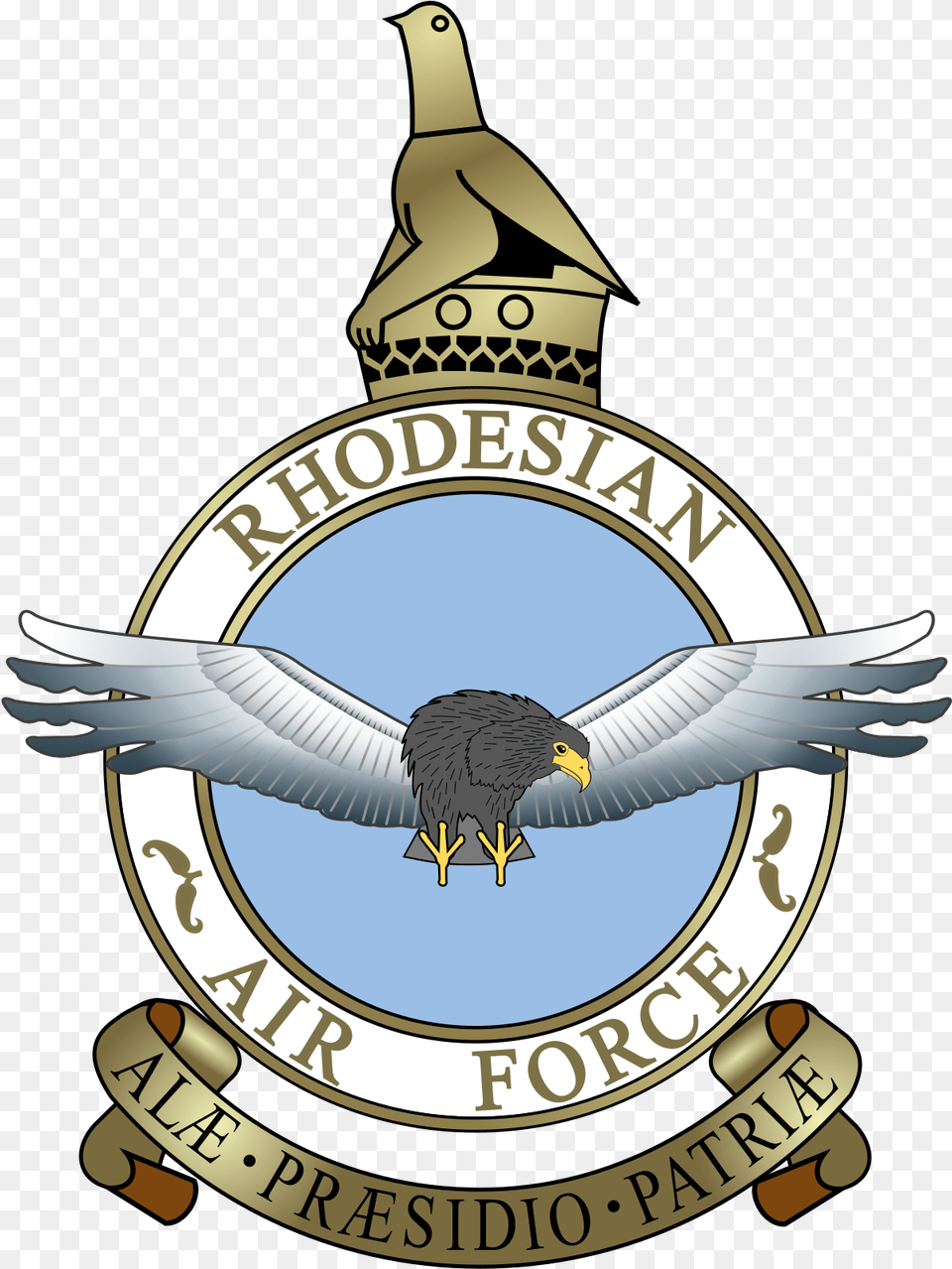 Force Drawing Royal Rhodesian Air Force, Badge, Logo, Symbol, Animal Free Png