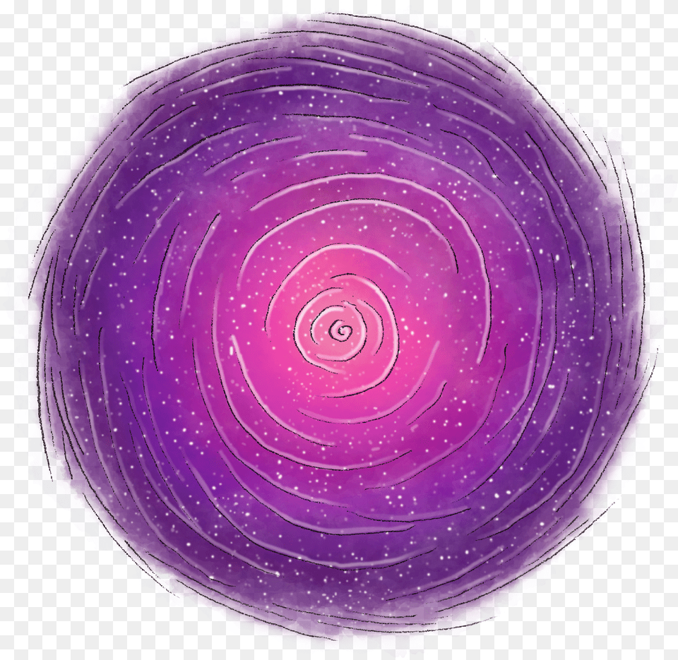 Forcefield Color Gradient, Purple, Spiral, Plant, Accessories Free Png