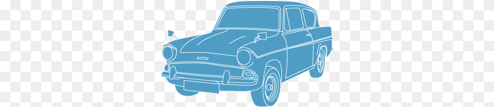 Ford Anglia Life Before Harry Potter Cult Classics Antique Car, Sedan, Transportation, Vehicle Free Png