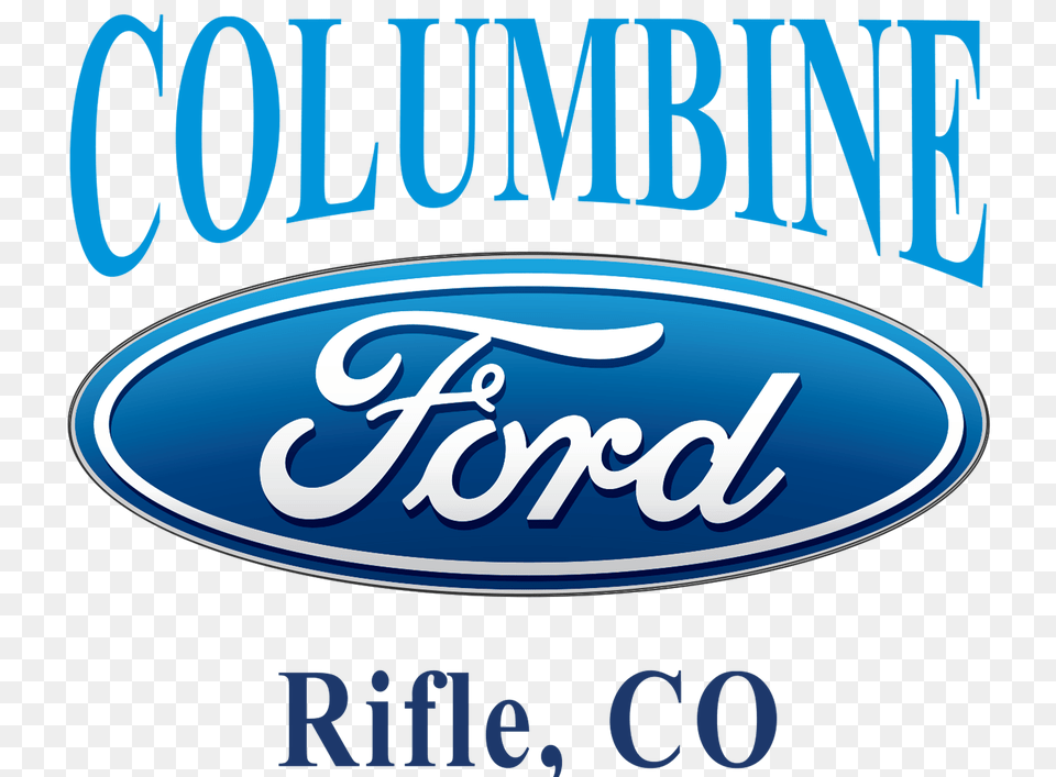 Ford Dealer In Rifle Co Used Cars Rifle Columbine Ford, Logo, Text, Disk Free Png Download
