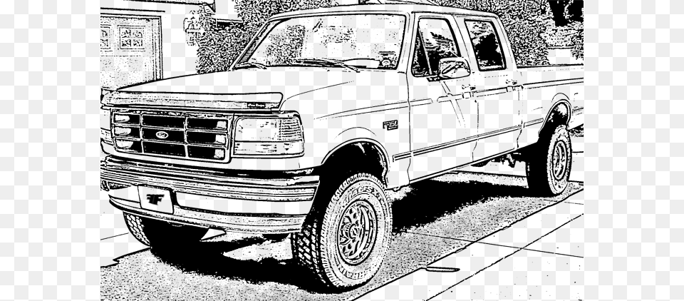 Ford F150 Coloring, Wheel, Machine, Tire, Vehicle Free Transparent Png