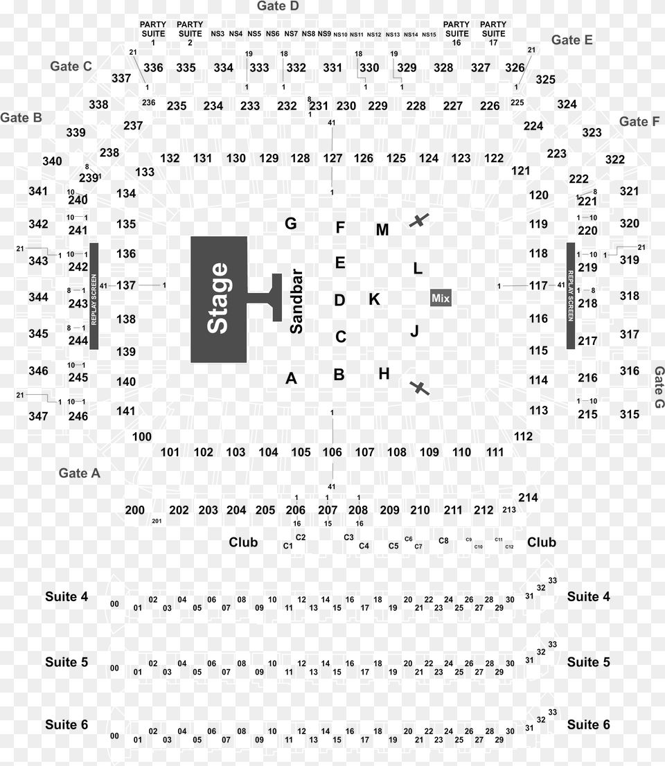 Ford Field Seating Monster Jam 2019, Cad Diagram, Diagram Png Image