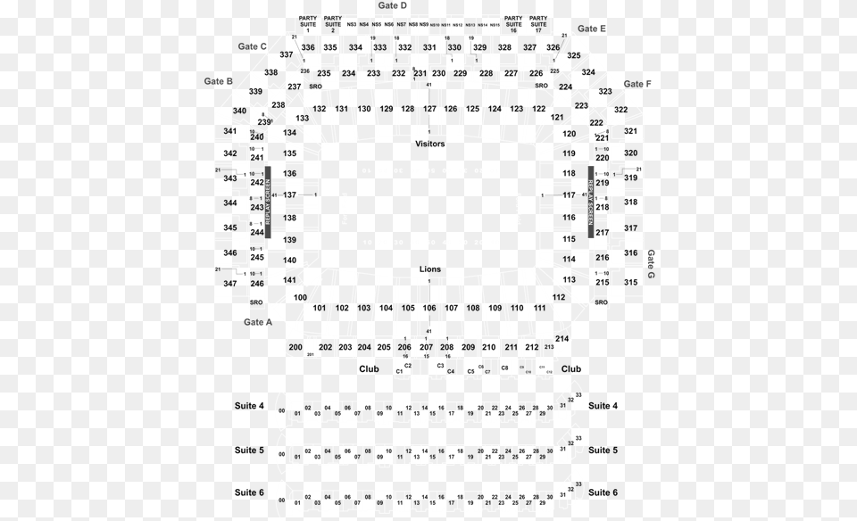 Ford Field Seating Monster Jam 2019, Cad Diagram, Diagram, Scoreboard Png Image