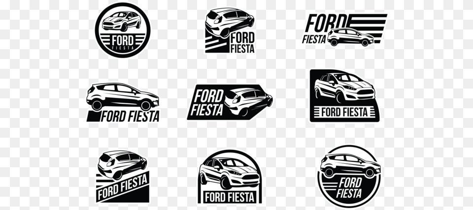 Ford Fiesta Vector Labels Food, Sticker, Car, Vehicle, Transportation Free Transparent Png