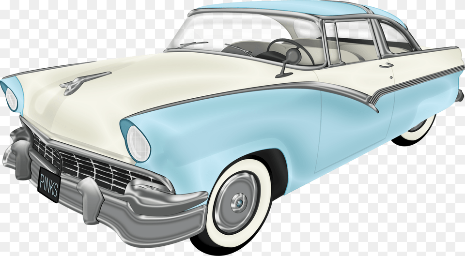 Ford Fifties, Car, Transportation, Vehicle, Sedan Free Transparent Png