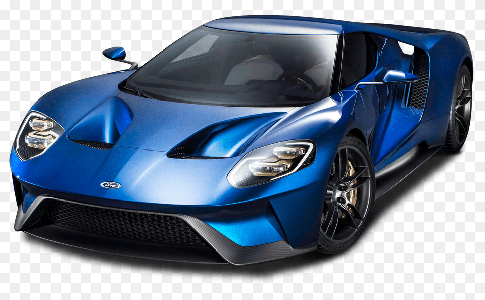 Ford Gt Blue Super Car Image Purepng Ford Gt, Vehicle, Transportation, Sports Car, Wheel Free Png Download