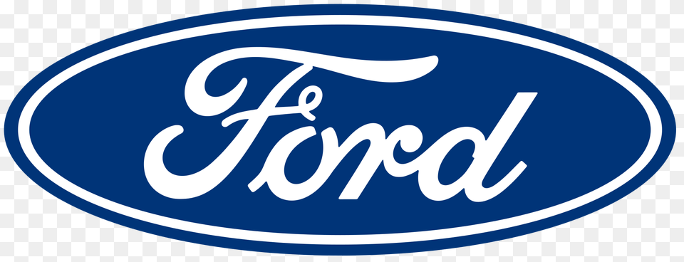 Ford Logo Flat, Oval, Text, Disk Free Transparent Png