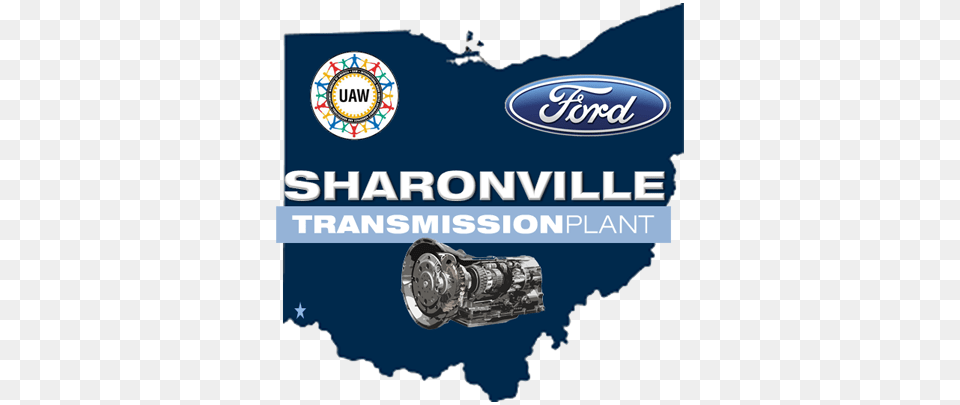 Ford Motor Company39s Sharonville Transmission Plant, Spoke, Machine, Wheel, Advertisement Free Transparent Png