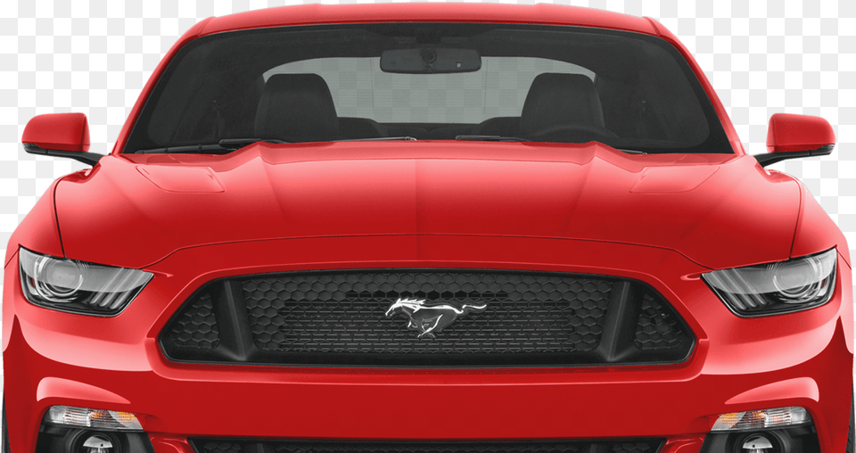 Ford Mustang Ford Mustang Gt Front View, Car, Coupe, Sports Car, Transportation Png Image