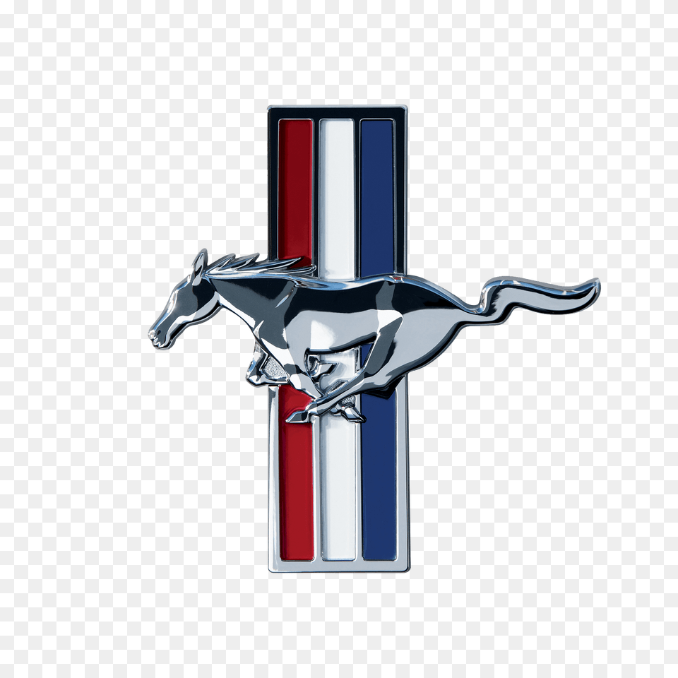 Ford Mustang Logo Tricolore, Cross, Symbol, Emblem, Car Free Png Download