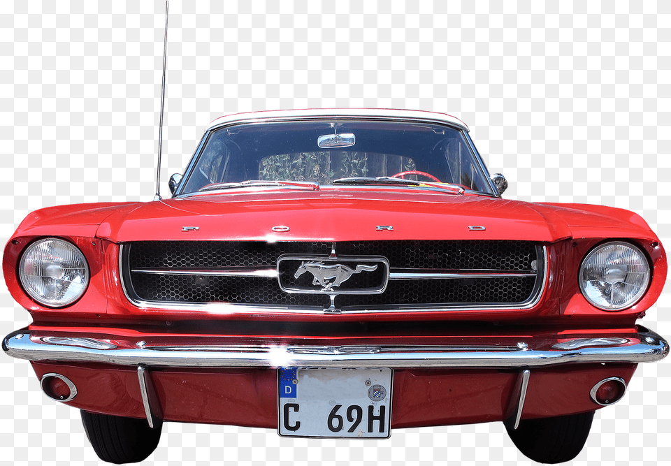Ford Mustang Retro, Car, Coupe, Sports Car, Transportation Free Png