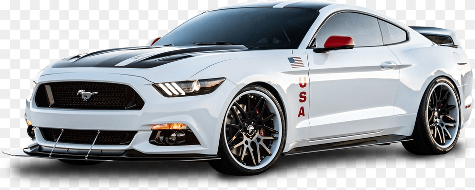 Ford Mustang White Background, Wheel, Car, Vehicle, Coupe Png Image