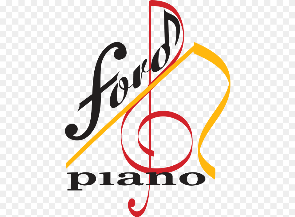 Ford Piano Logo Vertical, Light, Text Png