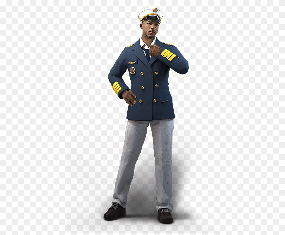 Ford Renders De Fire, Captain, Officer, Person, Adult Free Png Download