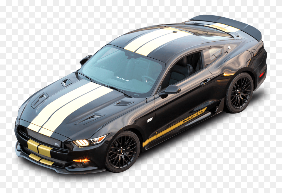 Ford Shelby Gt H Top View Car Mustang Gt 2015 Stripes, Alloy Wheel, Vehicle, Transportation, Tire Png Image