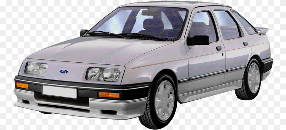 Ford Sierra Car Background 80s Car Retro, Wheel, Machine, Sedan, Vehicle Free Transparent Png