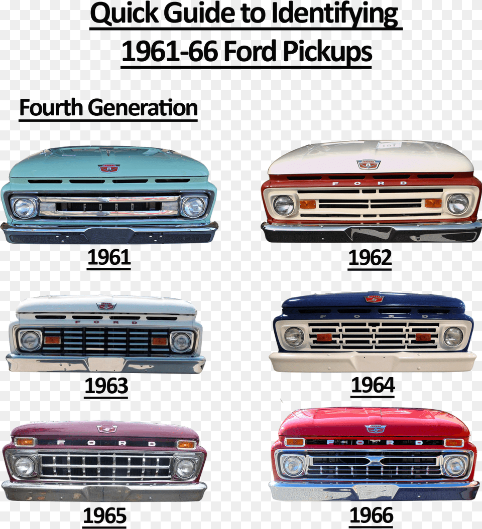 Ford Trucks 1961 Ford F Series 4th Generation, Car, Transportation, Vehicle, Bumper Png