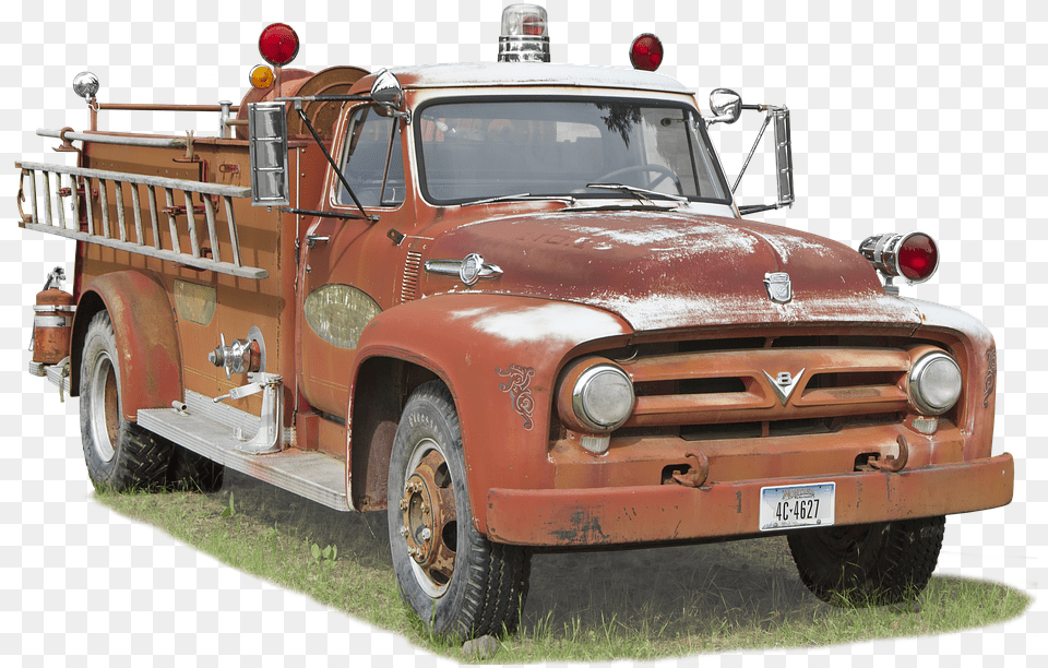 Ford V8 Fire Truck And Image On Pixabay Fire Apparatus, Transportation, Vehicle, Machine, Wheel Png