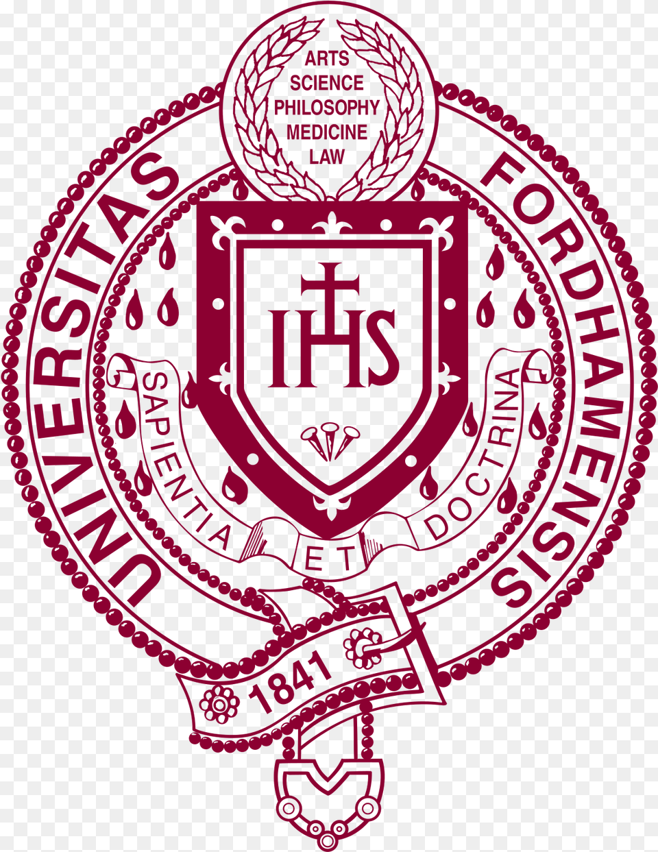 Fordham University Fordham University Logo, Badge, Symbol Free Png Download