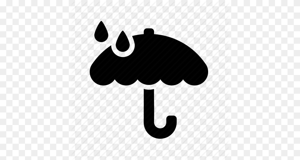 Forecast Rain Rainfall Umbrella Wheater Icon, Animal Free Png