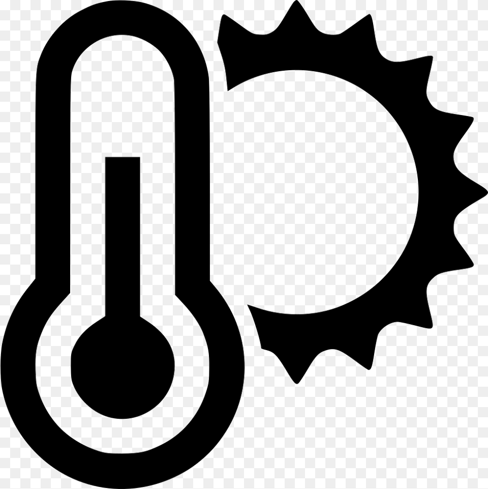 Forecast Thermometer Sun Heat Comments Machinary Logo, Stencil, Animal, Fish, Sea Life Free Transparent Png
